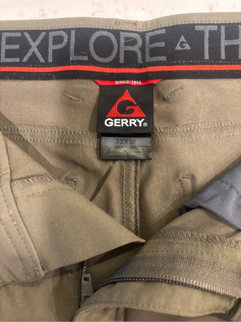 Gerry Weber Men's Olive/Tan Cargo Pants